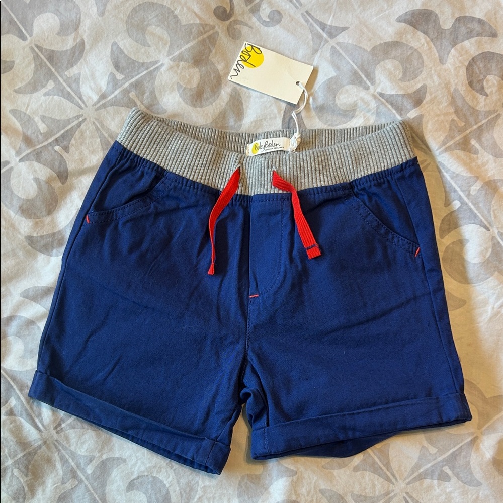 NWT Mini Boden twill shorts